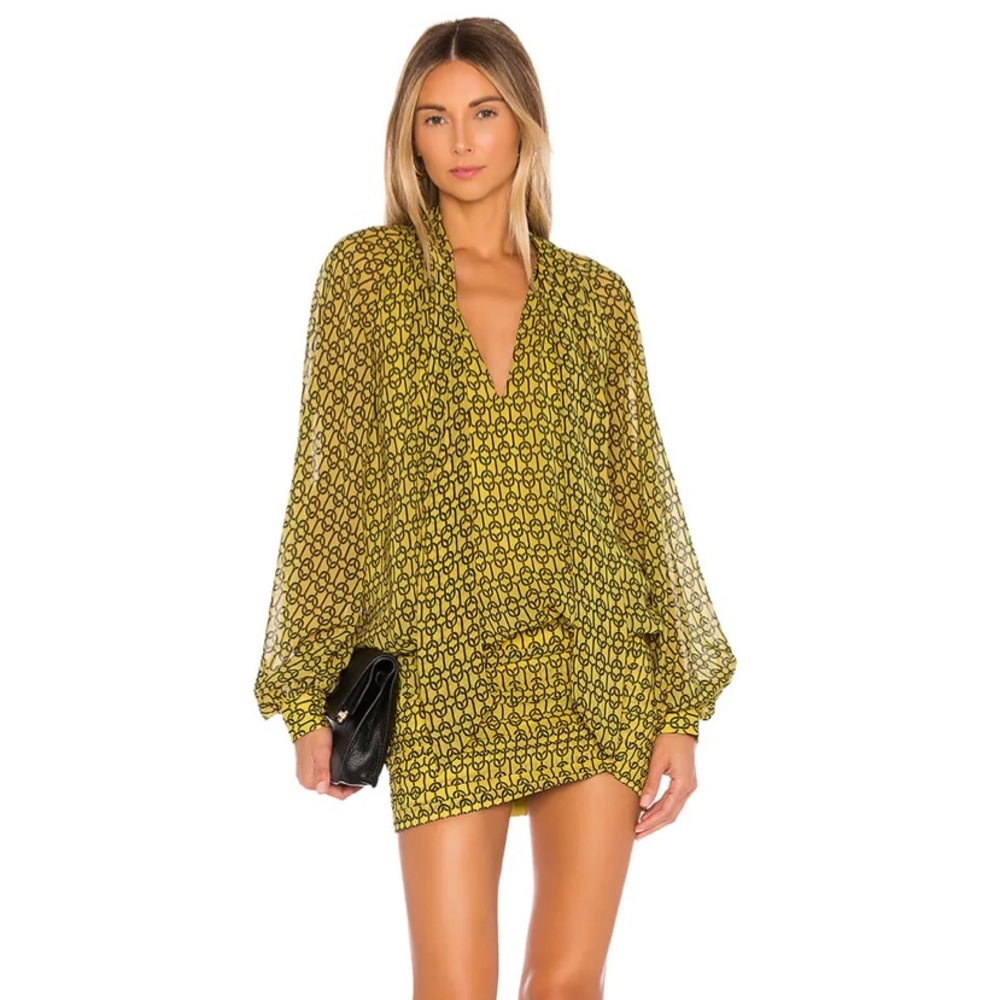 The Maelle Mini Dress in Gold Chain
L'Academie